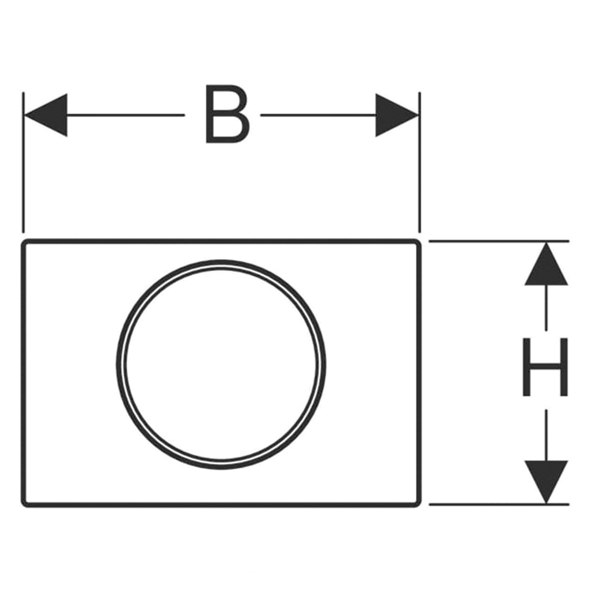 Geberit Sigma 10 Betjeningsplate Geberit Betjeningsplate og trykknapper