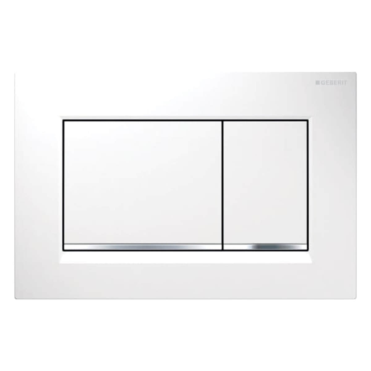 Geberit Sigma 30 Betjeningsplate Hvit Geberit Betjeningsplate og trykknapper GE-6166737