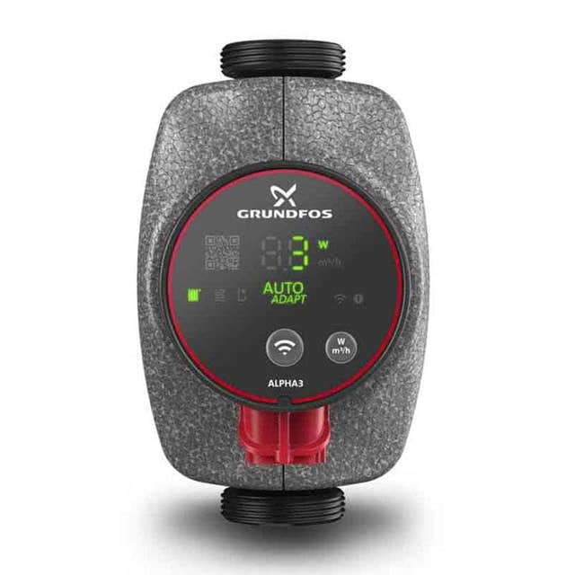 Grundfos Alpha 3 Sirkulasjonspumpe Alpha3 25-80 Grundfos Sirkulasjonspumpe AH-9043182