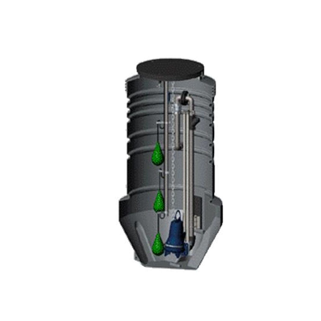 Grundfos Drenspumpestasjon PUST 04.20 Grundfos Pumpestasjon AH-9045143