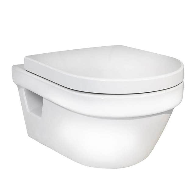 Gustavsberg 5G84 Veggskål HF Hvit Gustavsberg Vegghengt toalett VIL-6022998