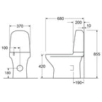 Gustavsberg Estetic 8300 HygienicFlush Toalett