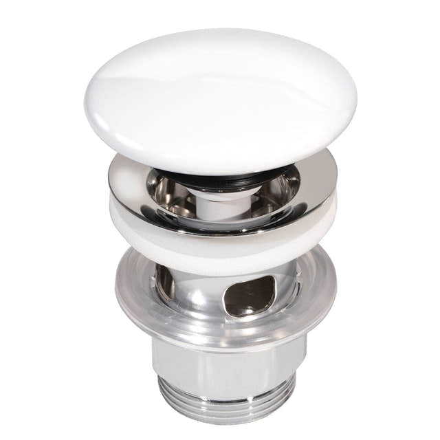 Gustavsberg Estetic Bunnventil Push-Open Hvit Gustavsberg Tilbehør servant VIL-6020278