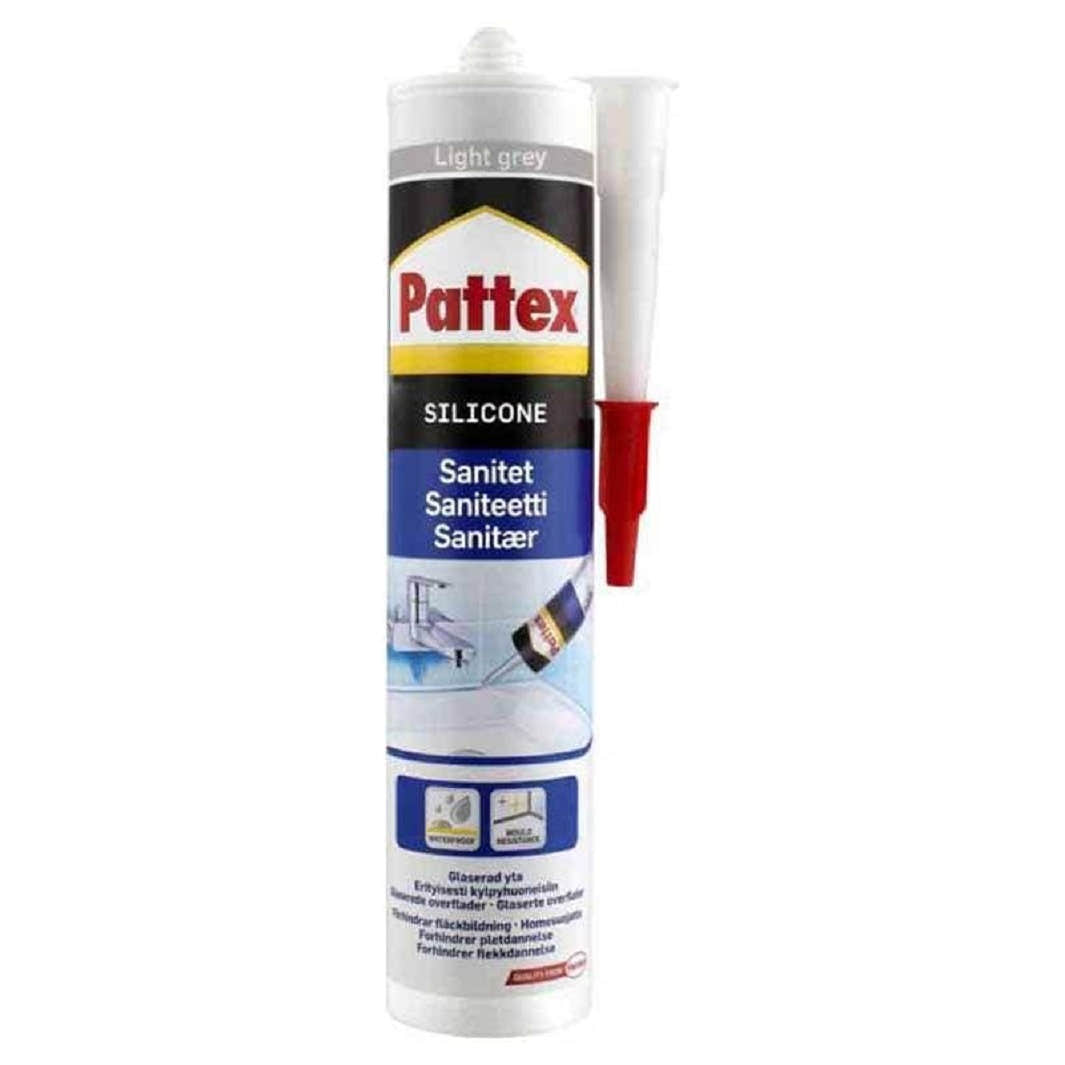 Henkel Pattex Sanitærsilikon Lys grå Henkel Silikon og lim GRO-9510285