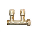 Høiax Push fordeler 15mm x 3/4" 2 Høiax Fordeler tappevann HO-5125348