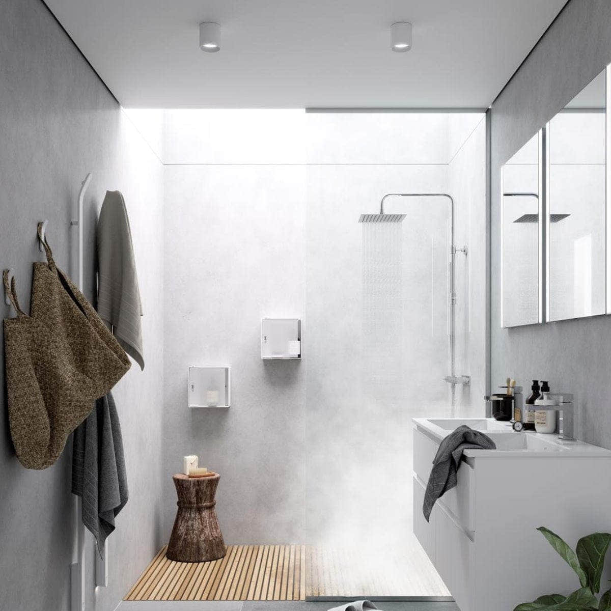 INR Bow Håndkletørker H170 Designvinner INR Iconic Nordic Rooms Håndkletørker strøm