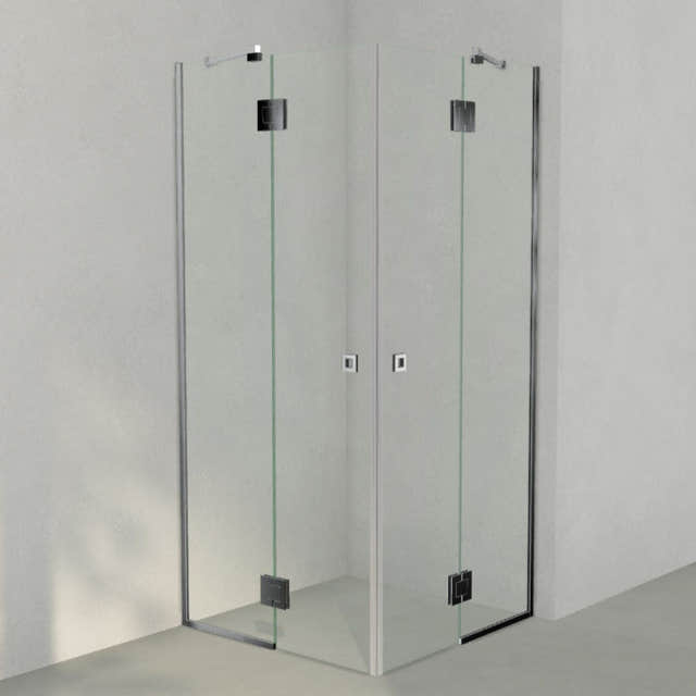 INR Dusjhjørne ARC 16 Frame Måltilpasset Krom / Måltilpasset / Klart glass INR Iconic Nordic Rooms Dusjhjørne INR-116102300