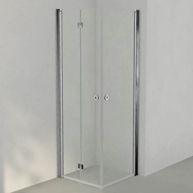 INR Dusjhjørne LINC 66 Flex Original Krom / 70x70cm / Venstre hengslet INR Iconic Nordic Rooms Dusjhjørne INR-566102377
