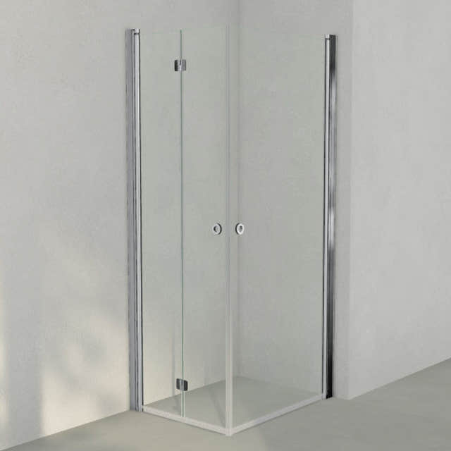 INR Dusjhjørne LINC 66 Flex Original Krom / 70x90cm / Venstre hengslet INR Iconic Nordic Rooms Dusjhjørne INR-566102379