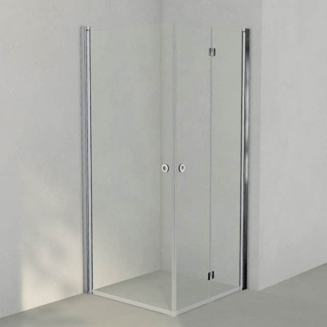 INR Dusjhjørne LINC 66 Flex Original Krom / 90x90cm / Høyre hengslet INR Iconic Nordic Rooms Dusjhjørne INR-566202399