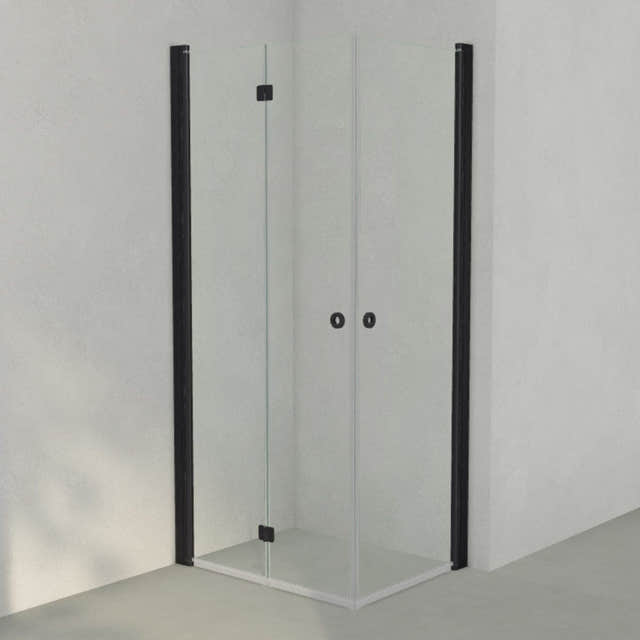 INR Dusjhjørne LINC 66 Flex Original Svart matt / 90x70cm / Høyre hengslet INR Iconic Nordic Rooms Dusjhjørne INR-566202197