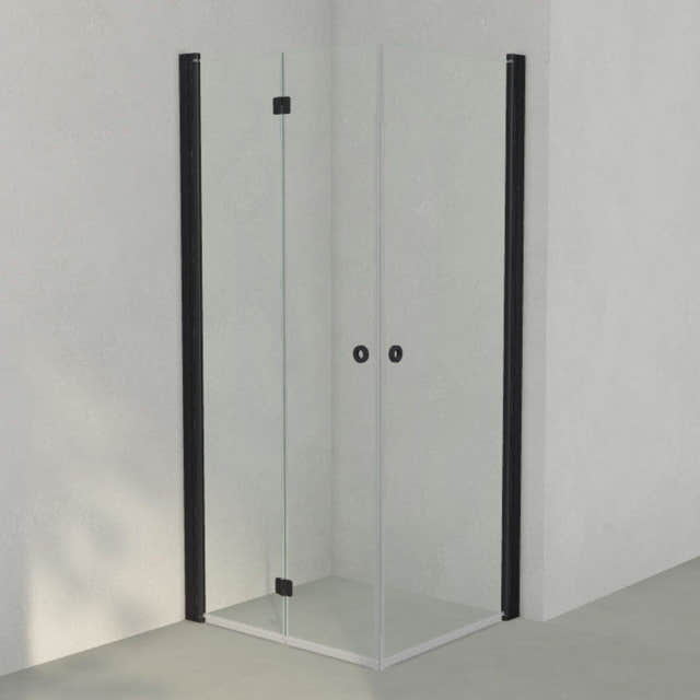 INR Dusjhjørne LINC 66 Flex Original Svart matt / 90x80cm / Høyre hengslet INR Iconic Nordic Rooms Dusjhjørne INR-566202198