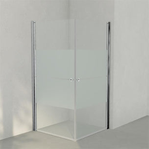 INR Dusjhjørne LINC ANGEL Frostet / Stripe Glass