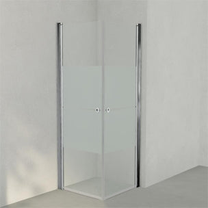 INR Dusjhjørne LINC ANGEL Frostet / Stripe Glass