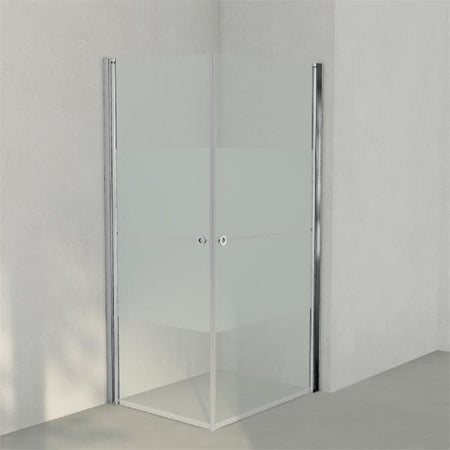 INR Dusjhjørne LINC ANGEL Frostet / Stripe Glass