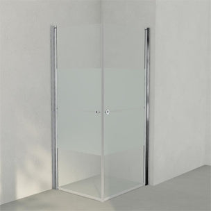 INR Dusjhjørne LINC ANGEL Frostet / Stripe Glass