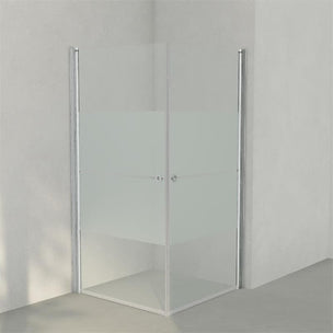 INR Dusjhjørne LINC ANGEL Frostet / Stripe Glass