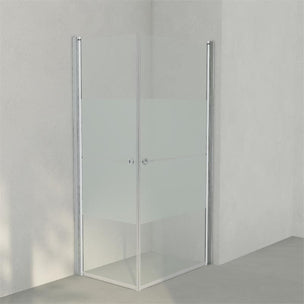 INR Dusjhjørne LINC ANGEL Frostet / Stripe Glass