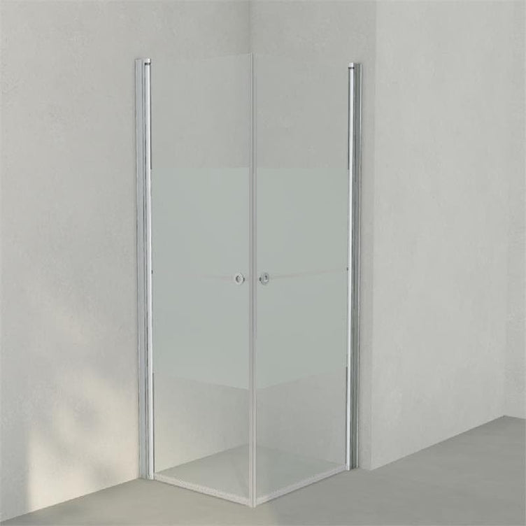 INR Dusjhjørne LINC ANGEL Frostet / Stripe Glass