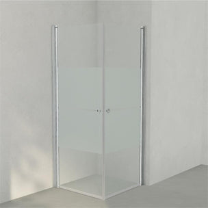 INR Dusjhjørne LINC ANGEL Frostet / Stripe Glass