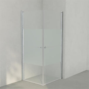 INR Dusjhjørne LINC ANGEL Frostet / Stripe Glass