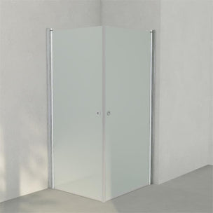 INR Dusjhjørne LINC ANGEL Frostet / Stripe Glass