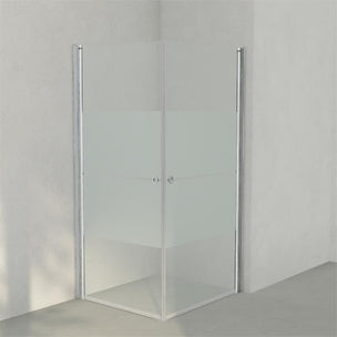 INR Dusjhjørne LINC ANGEL Frostet / Stripe Glass