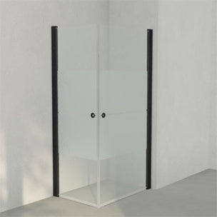 INR Dusjhjørne LINC ANGEL Frostet / Stripe Glass