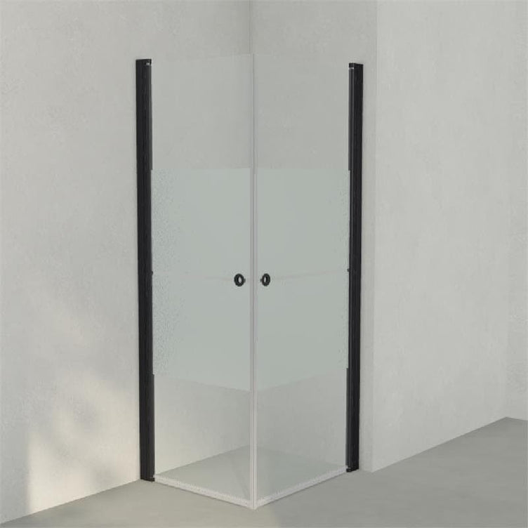 INR Dusjhjørne LINC ANGEL Frostet / Stripe Glass