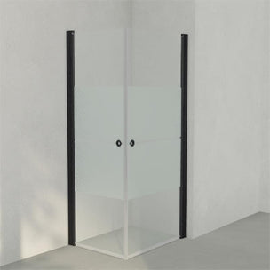 INR Dusjhjørne LINC ANGEL Frostet / Stripe Glass