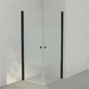 INR Dusjhjørne LINC ANGEL Frostet / Stripe Glass