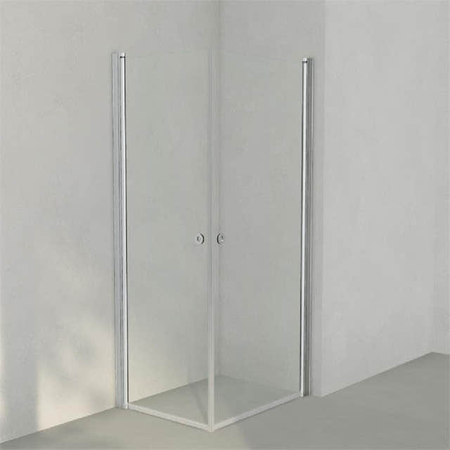 INR Dusjhjørne LINC ANGEL Klart Glass Matt aluminium / 70x90cm / Klart glass INR Iconic Nordic Rooms Dusjhjørne INR-51202979