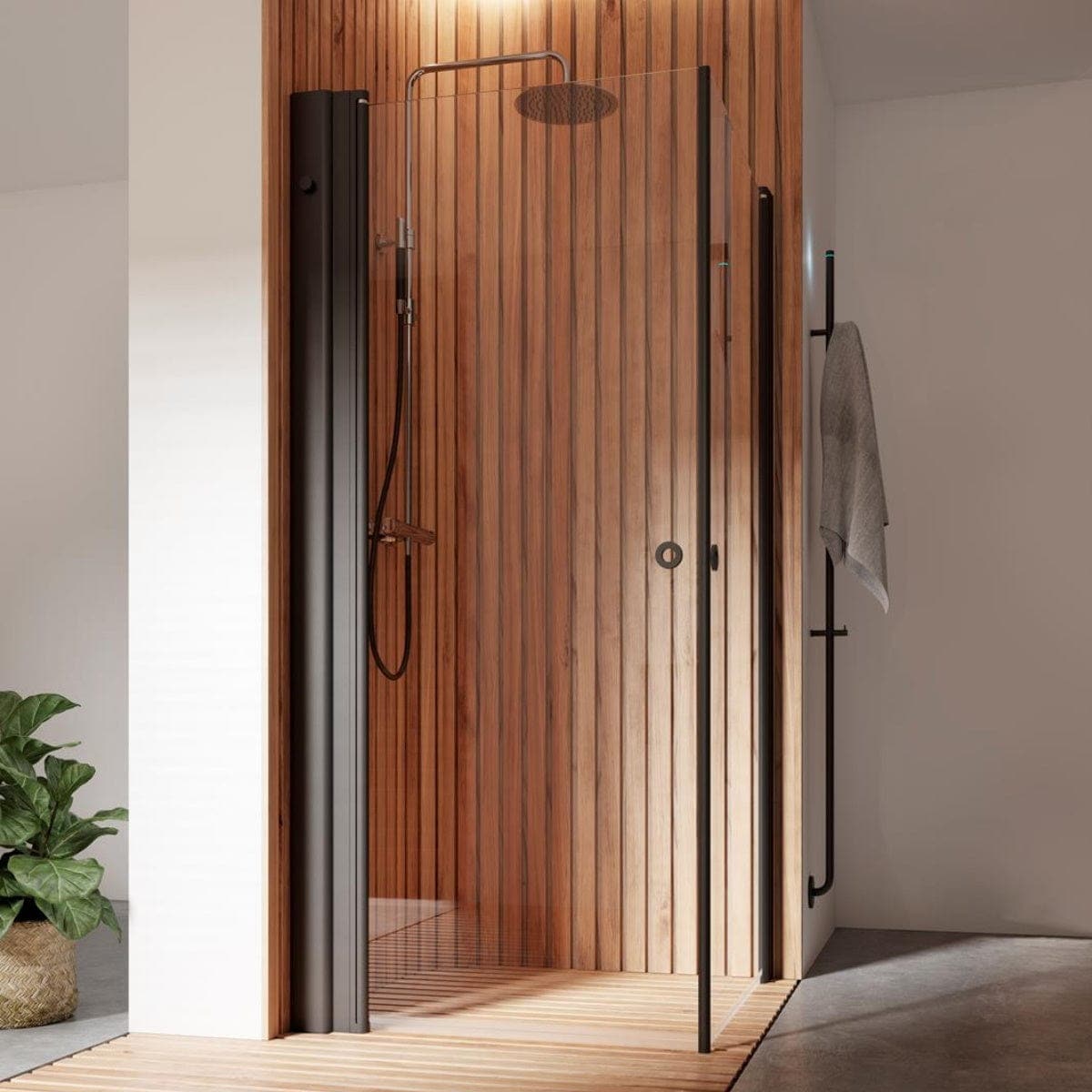 INR Dusjhjørne LINC ANGEL Safetech Glass INR Iconic Nordic Rooms Dusjhjørne