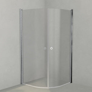 INR Dusjhjørne LINC NIAGARA Grått Glass