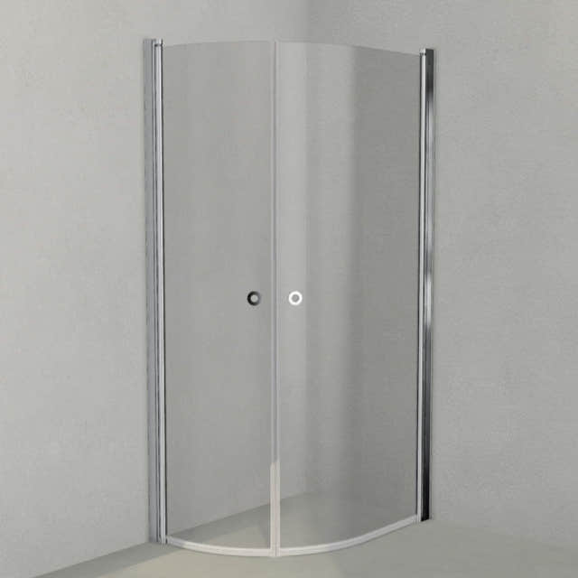 INR Dusjhjørne LINC NIAGARA Original, Grått Glass Krom / 70x100cm / Grått glass INR Iconic Nordic Rooms Dusjhjørne INR-56003371