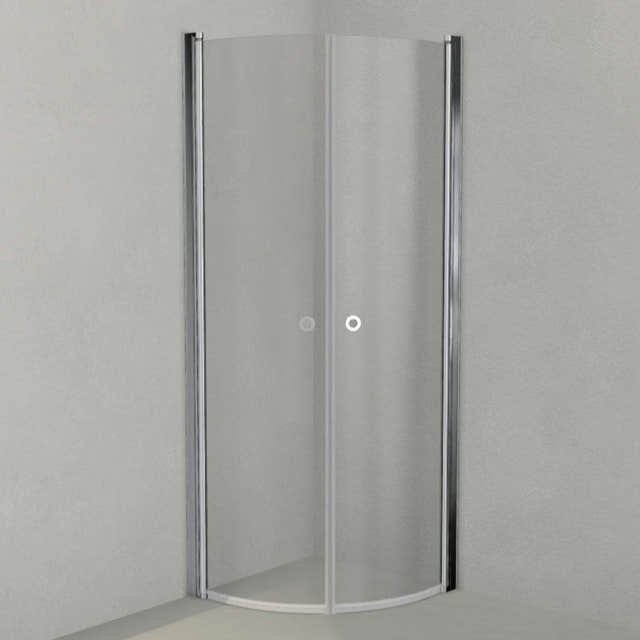 INR Dusjhjørne LINC NIAGARA Original, Grått Glass Krom / 70x70cm / Grått glass INR Iconic Nordic Rooms Dusjhjørne INR-56003377