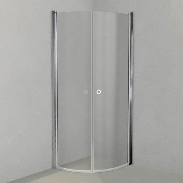 INR Dusjhjørne LINC NIAGARA Original, Grått Glass Krom / 70x80cm / Grått glass INR Iconic Nordic Rooms Dusjhjørne INR-56003378