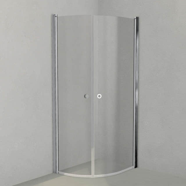 INR Dusjhjørne LINC NIAGARA Original, Grått Glass Krom / 70x90cm / Grått glass INR Iconic Nordic Rooms Dusjhjørne INR-56003379