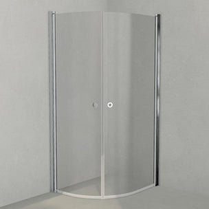 INR Dusjhjørne LINC NIAGARA Grått Glass