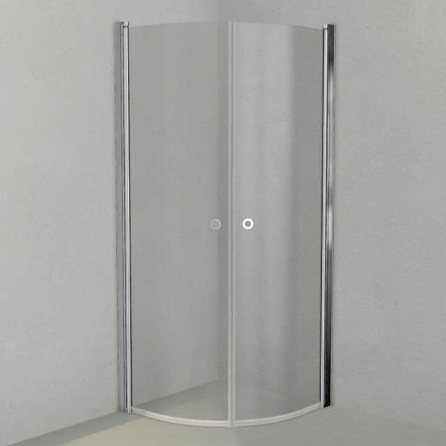 INR Dusjhjørne LINC NIAGARA Original, Grått Glass Krom / 80x80cm / Grått glass INR Iconic Nordic Rooms Dusjhjørne INR-56003388
