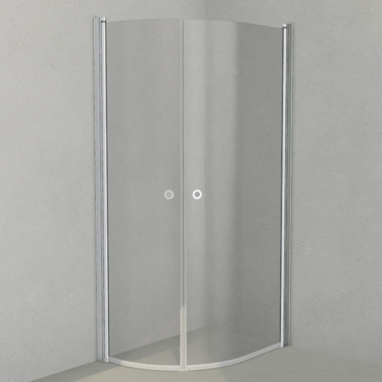 INR Dusjhjørne LINC NIAGARA Grått Glass