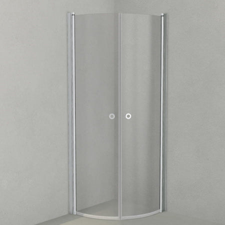 INR Dusjhjørne LINC NIAGARA Grått Glass