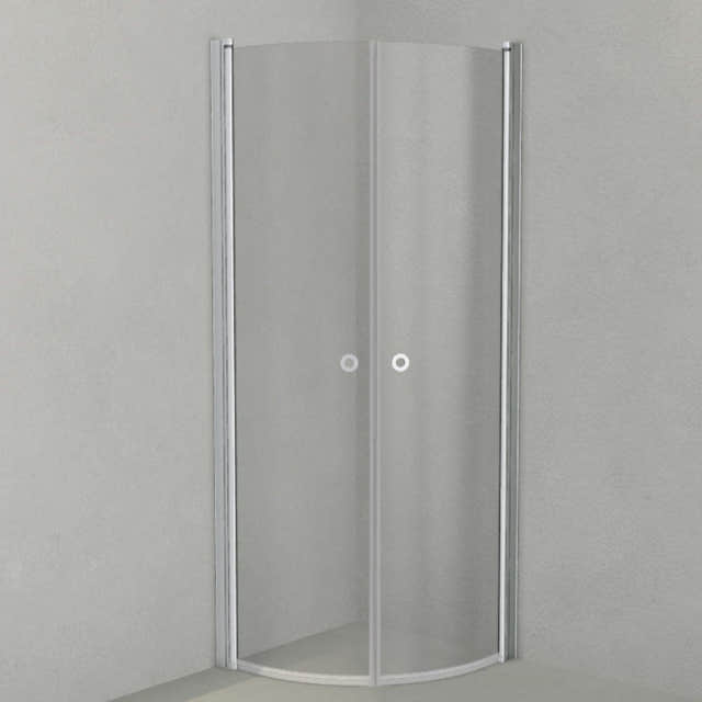 INR Dusjhjørne LINC NIAGARA Original, Grått Glass Matt aluminium / 70x70cm / Grått glass INR Iconic Nordic Rooms Dusjhjørne INR-56003977