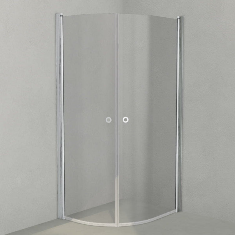INR Dusjhjørne LINC NIAGARA Grått Glass
