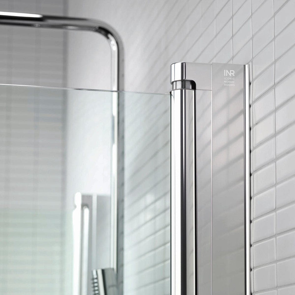 INR Dusjnisje LINC 2 Flex Måltilpasset - klart glass INR Iconic Nordic Rooms Dusjnisje