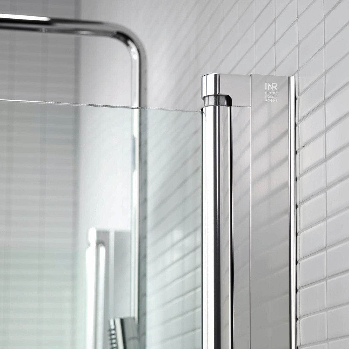 INR Dusjnisje LINC 2 Flex Måltilpasset - klart glass INR Iconic Nordic Rooms Dusjnisje