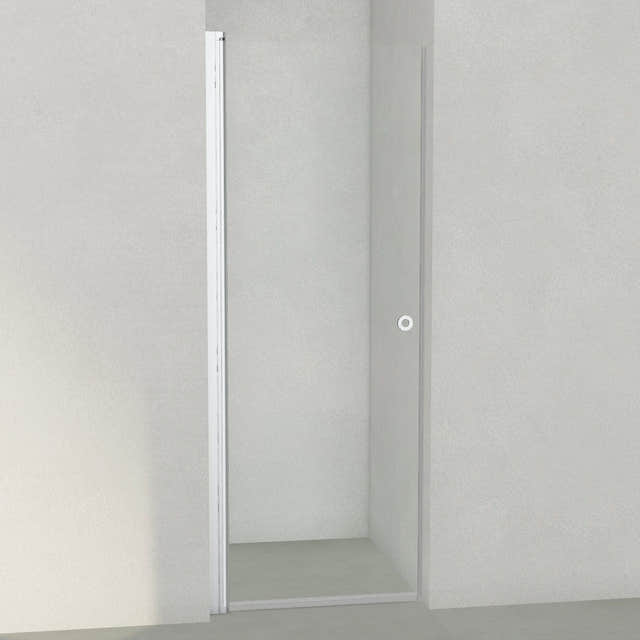 INR Dusjnisje LINC 2 Original Matt aluminium / 77,5cm / Timeless klart glass INR Iconic Nordic Rooms Dusjnisje INR-50211980