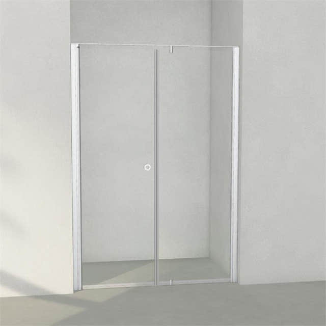 INR Dusjnisje LINC 4 Måltilpasset Matt aluminium / Måltilpasset - venstre / Timeless klart glass INR Iconic Nordic Rooms Dusjnisje INR-504111900