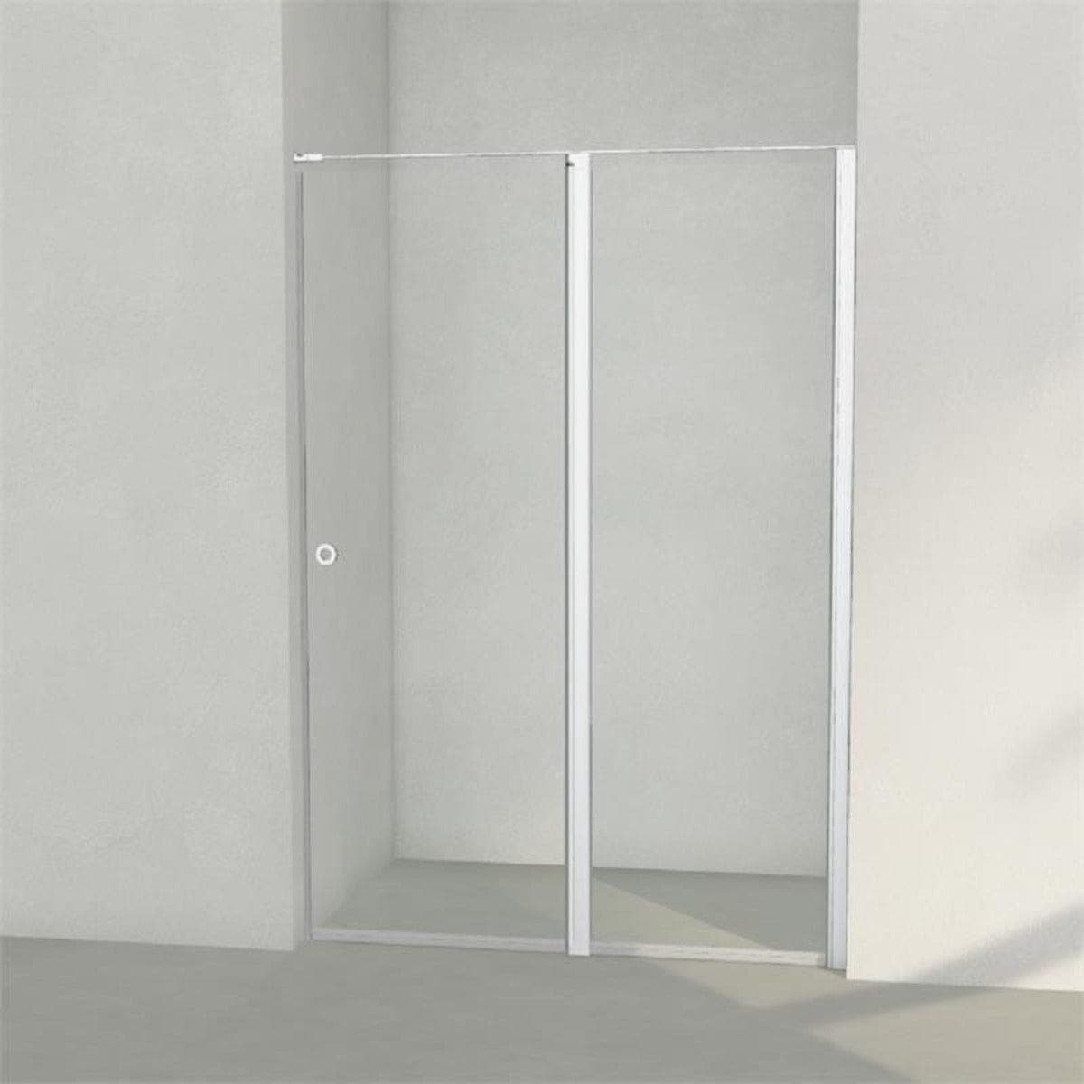 INR Dusjnisje LINC 5 Måltilpasset Matt aluminium / Måltilpasset - høyre / Timeless klart glass INR Iconic Nordic Rooms Dusjnisje INR-505211900
