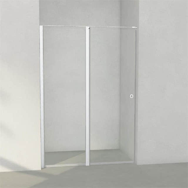 INR Dusjnisje LINC 5 Måltilpasset Matt aluminium / Måltilpasset - venstre / Klart glass INR Iconic Nordic Rooms Dusjnisje INR-505102900